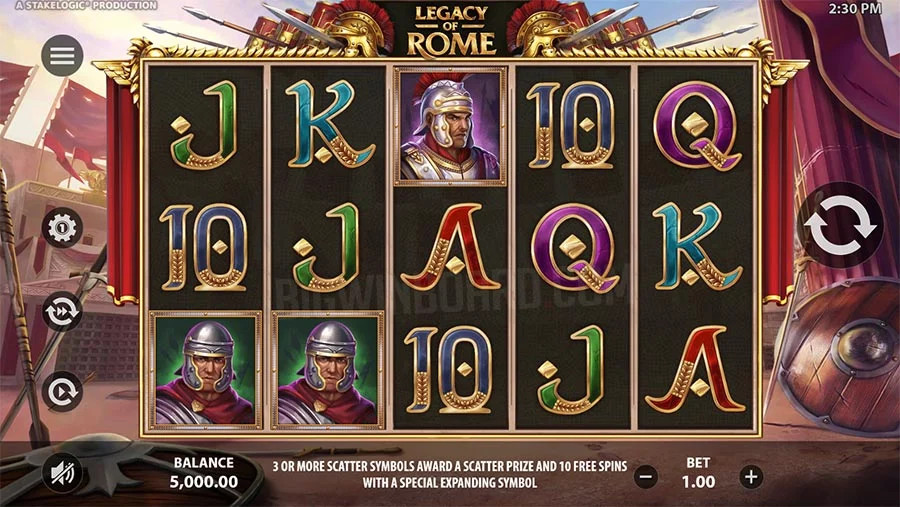 Slot Game BK8 Roma mang phong cách chiến tranh thời Trung cổ